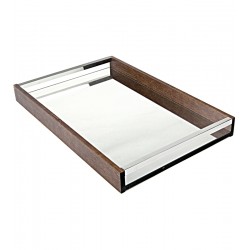 Bandeja 60cm Por 35cm E 4,5cm Madeira Naturals Espelhada